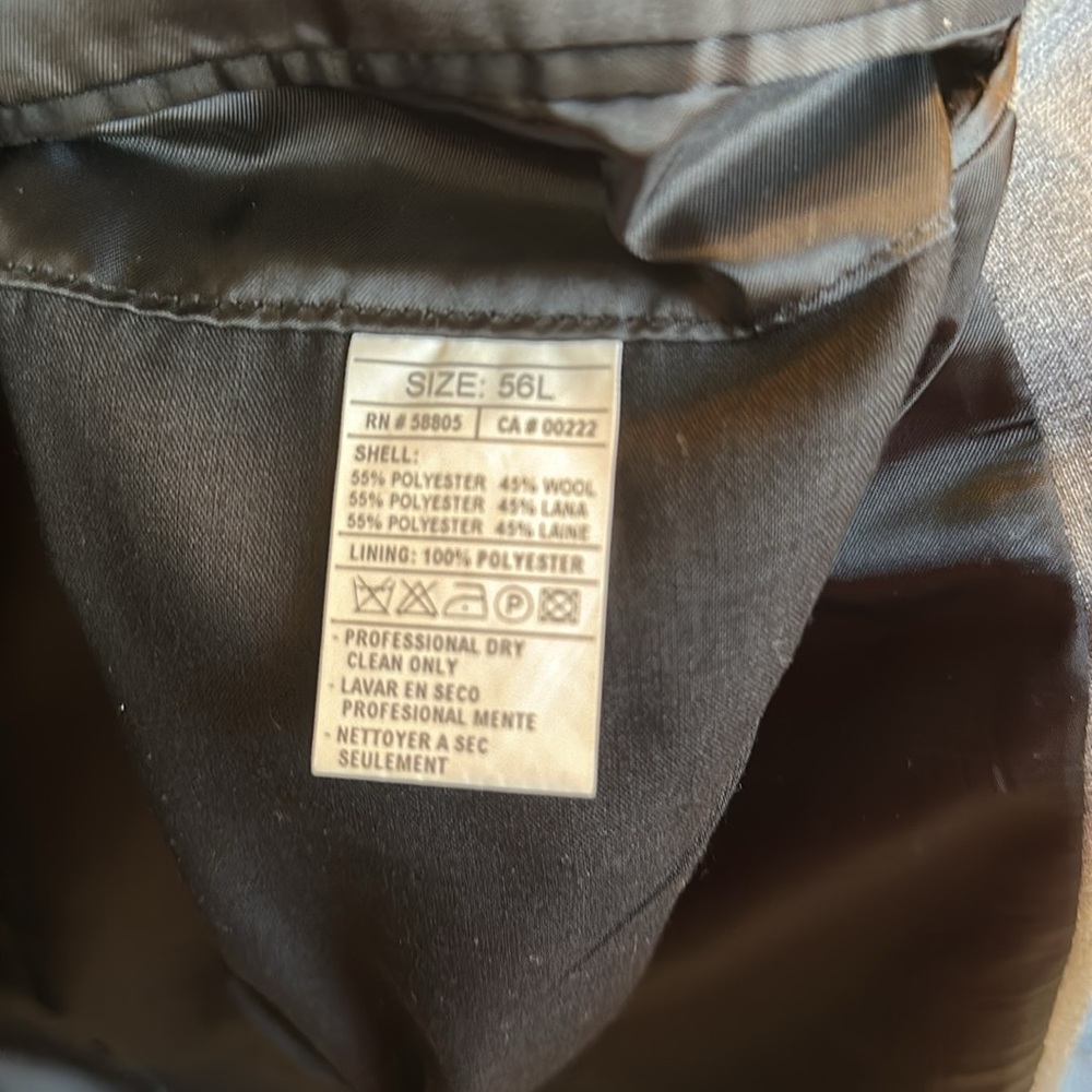 Men’s Big and Tall Suit Jacket and Pants - Picture 7 of 14